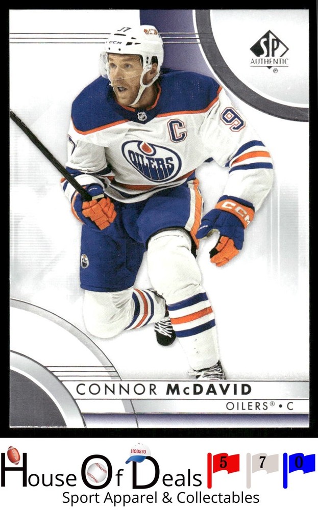 2023-24 SP Authentic #1 Connor McDavid Edmonton Oilers NHL Hockey Card