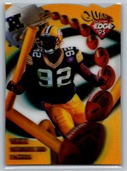 1995 Collector&rsquo;s Edge #28 Reggie White EdgeTech Quantum Motion Die Cuts