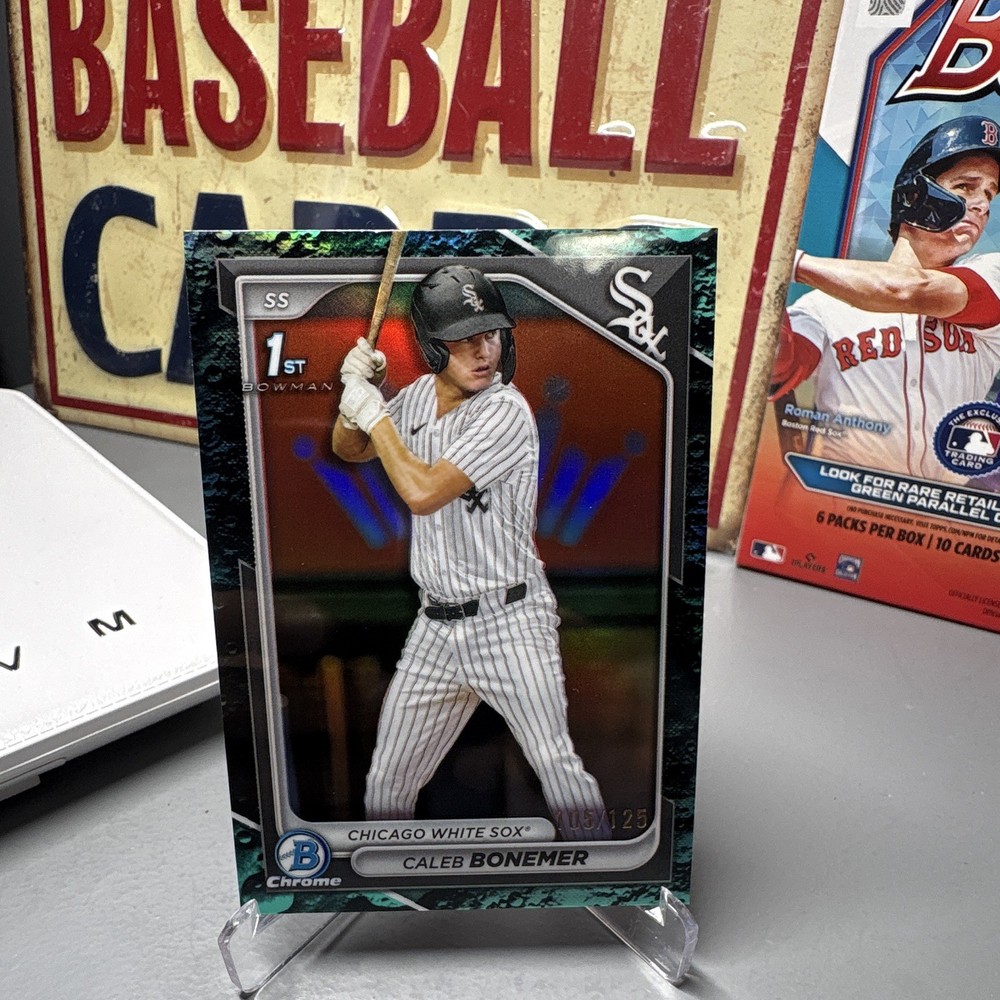 2024 Bowman Chrome Caleb Bonemer 1st /125 BDC-31 White Sox
