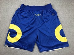 Hot Los Angeles Rams NFL Men Blue Pockets stitched Shorts