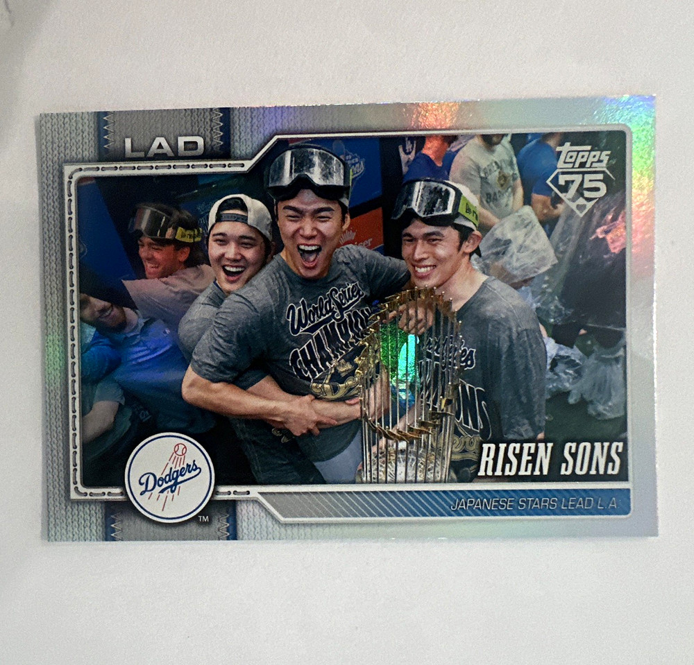 Topps 2025 Series Two Rising Sons #642 Rainbow Foil