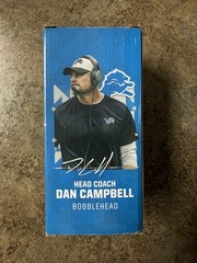 Dan Campbell Detroit Lions Head Coach Bobblehead SGA Ford Field Giveaway
