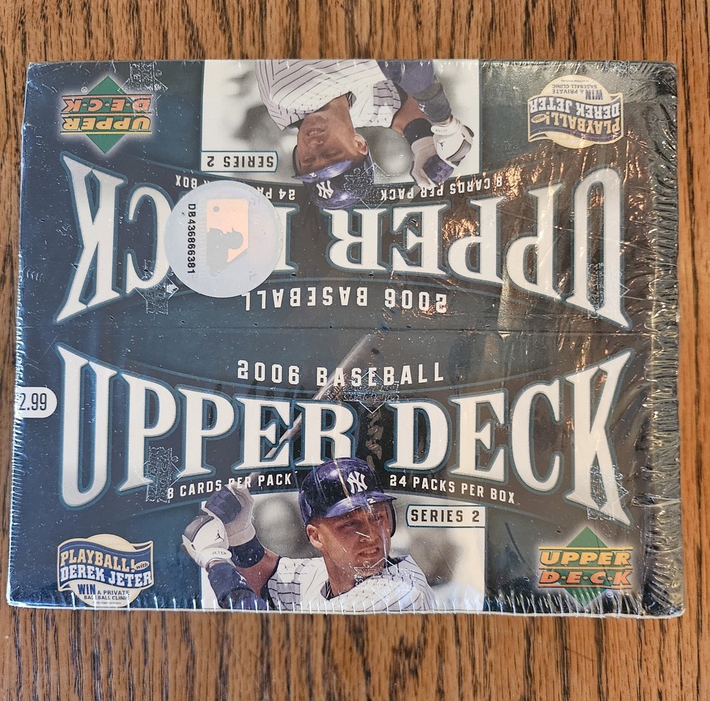 Upper Deck 2006 Series 2 Baseball Card Box Factory Sealed, 24 Packs 8 Cards Each