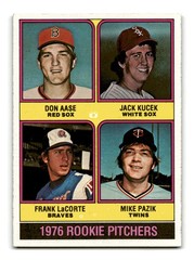 Don Aase RC Rookie 1976 Topps Rookie Pitchers #597 Near Mint NM