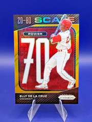 2023 Panini Prizm – 20-80 Scale Elly De La Cruz #SC9 (RC) GOLD /10