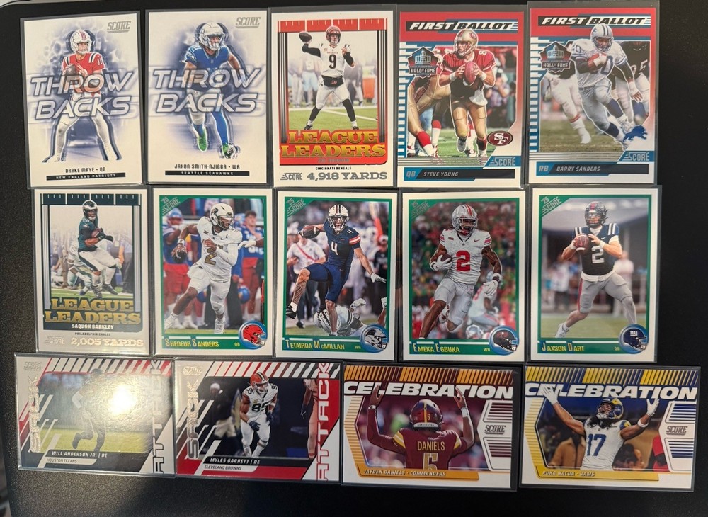 50% off! 2025 Panini Score Football INSERTS Retail & Hobby U pick Free Shipping