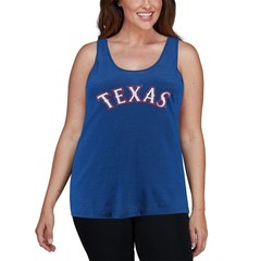 Women&rsquo;s Soft as a Grape Royal Texas Rangers Plus Size Swing for the Fences
