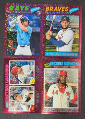 2026 Topps Heritage Chrome BURGUNDY SPARKLE Parallels You Pick – 2 Card Minimum