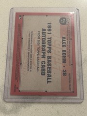 2026 Topps Series 2 1991 Alec Bohm Orange Border Auto 14/25