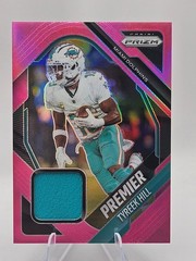 2025 Panini Prizm #PJY-THL Tyreek Hill Premier Jerseys Pink Prizm Patch Dolphins