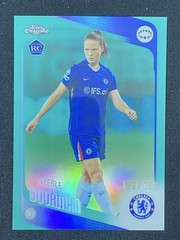 Veerle Buurman 2025-26 Topps Chrome UWCL Aqua Refarctor Base RC /199 #9