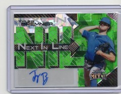 2025 Leaf Metal Tyler Bremner Next In Line NIL GREEN CRYSTAL AUTO RC 4/6 ANGELS