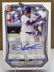 Topps 2026 Bowman Draft James Tibbs III Chrome Prospect Auto CPA-JT Giants