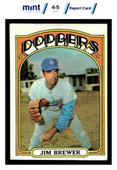 1972 TOPPS JIM BREWER 151 EX MCG 5 BASEBALL LOS ANGELES DODGERS
