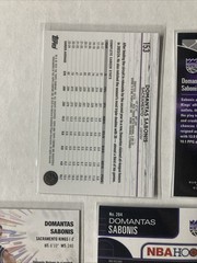 2025 Domantas Sabonis Refractor Insert Lot! Topps Chrome NBA Hoops Sacramento!