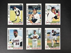 1990 Birmingham Barons Team Set- Complete (30/30)- Best Cards : NRMT-MT