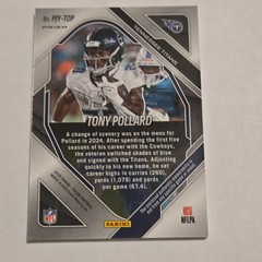Panini 2025 Prizm Tony Pollard Titans Premier Jerseys Memorabilia #PJY-TOP