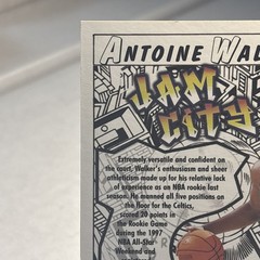 1997-98 Ultra Jam City Insert #11 – Antoine Walker – Boston Celtics – Kentucky