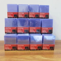 1000/500/200/100 Top Loaders Regular 3×4 Toploaders For 35pt Sporting Cards