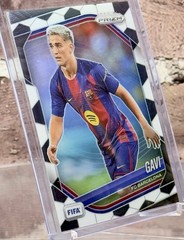 2025-26 Panini Prizm FIFA Soccer Gavi #247 Soccer Ball Prizm FC Barcelona