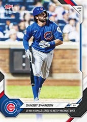 Dansby Swanson 15 RBI In Series 2026 MLB Topps NOW Card 375 Presale