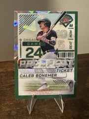 2024 Panini Prospect Edition – Caleb Bonemer #68 Green Ice Prizm /99 (RC)