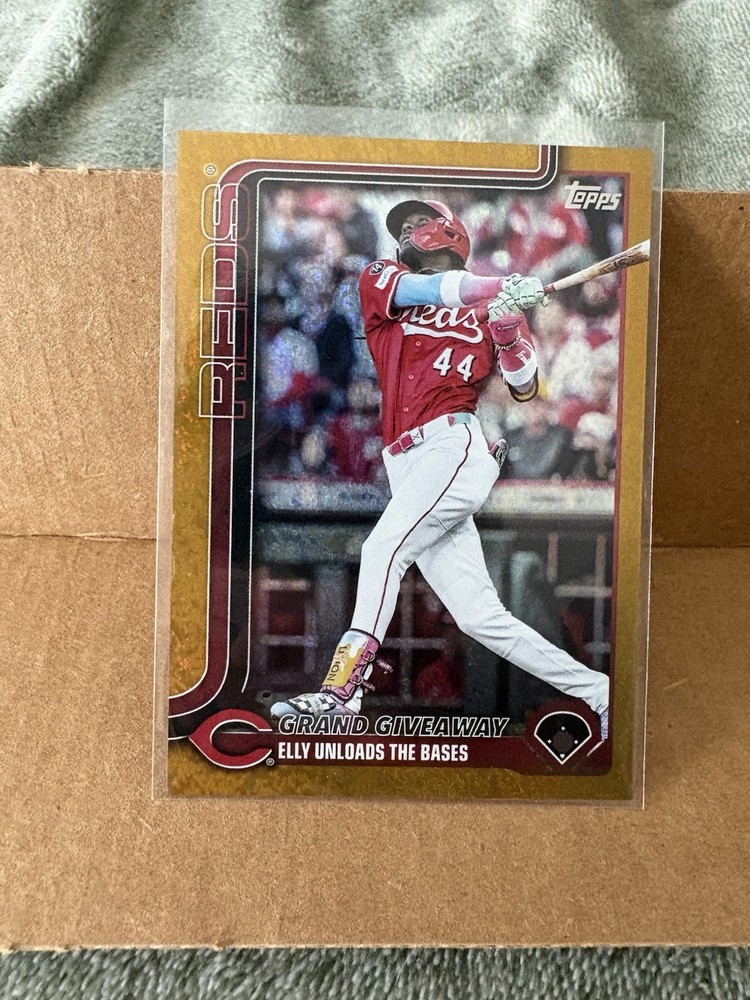 2025 Topps Update Series – Season Highlights Elly De La Cruz #US235 Gold /50