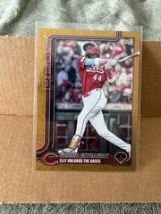 2025 Topps Update Series – Season Highlights Elly De La Cruz #US235 Gold /50