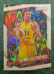 2025 Panini Prizm WNBA #60 Tamika Catchings White Seismic Prizms