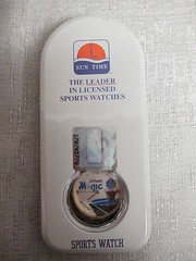 Mens Sun Time Orlando Magic Basketball NBA Floater Sports Watch