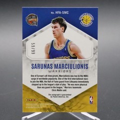 2023-24 Panini Phoenix Sarunas Marciulionis Hall of Fame Autographs /99 HFA-SMC