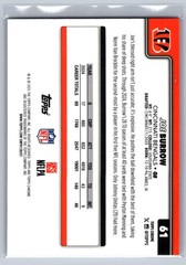 Joe Burrow 61 2025 Topps Chrome Pulsar Refractor Cincinnati Bengals Card
