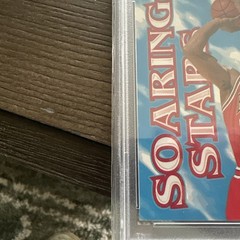 1997 Fleer MICHAEL JORDAN Soaring Stars #9 PSA 8 NBA Bulls GOAT