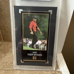 1997 TIGER WOODS GRAND SLAM VENTURES ROOKIE PRO GEM – MINT 10
