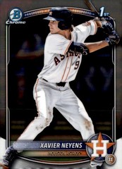 Xavier Neyens 2025 Bowman Draft Chrome #BDC-2 1st RC Houston Astros