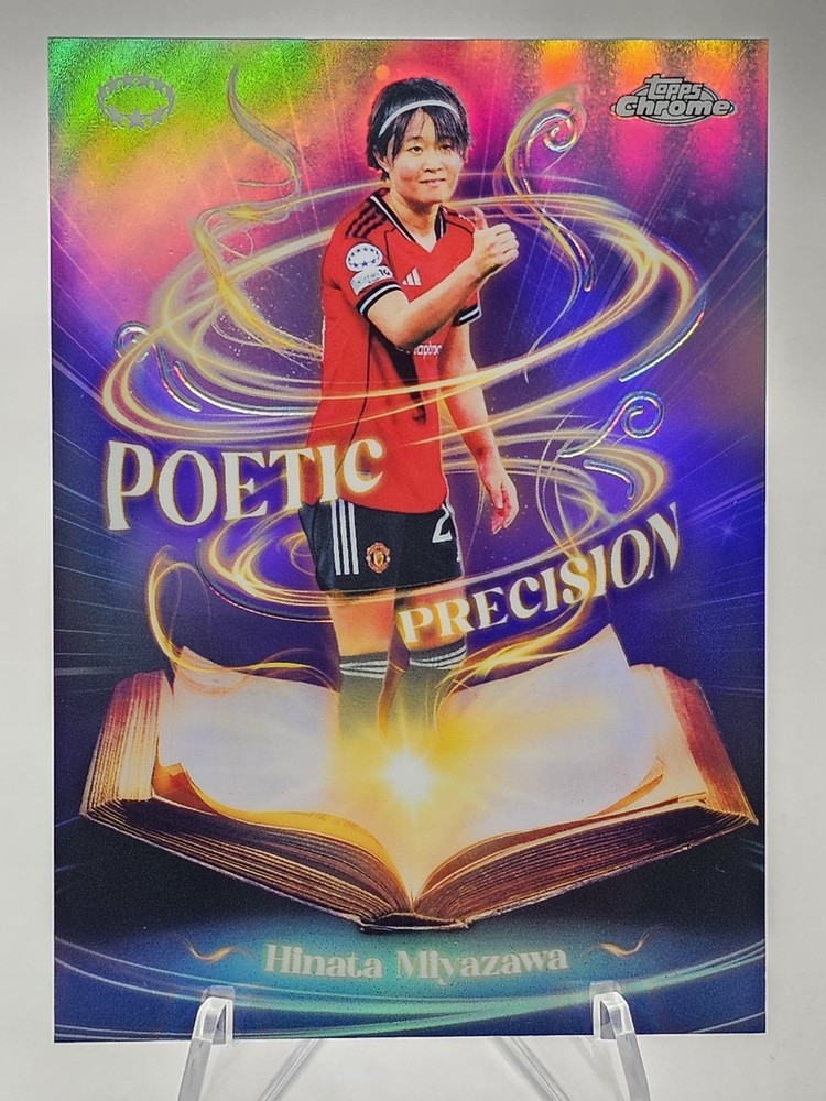 2025-26 Topps Chrome UEFA Womens CL Poetic Precision Hinata Miyazawa P-5