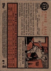 2011 Topps Heritage #214 Chris Sale