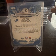 Topps 2026 Resurgence Jahmyr Gibbs Rookie #33 Detroit Lions Laser Refractor