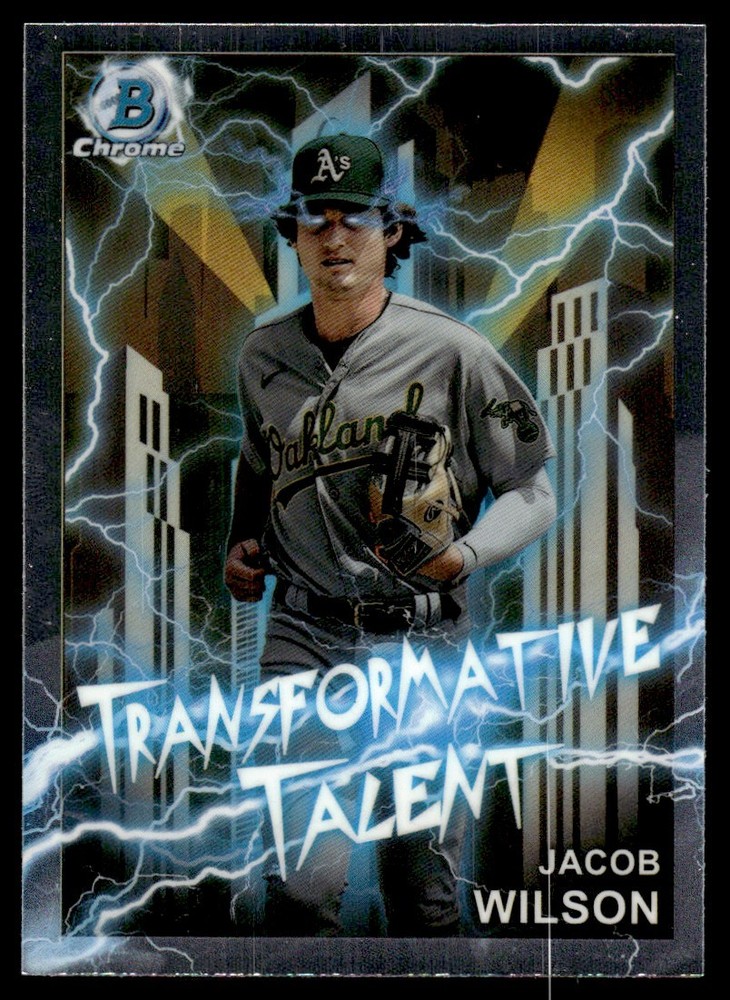 2023 Bowman Draft Transformative Talent Jacob Wilson Rookie Oakland Athletics