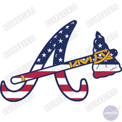 Atlanta Braves Logo Vinyl Decal Sticker Car Window Laptop Bumper Sticker