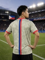 Pilipinas Gold Soccer Jersey. Philippines.Filipino Pinoy. Adult L Size. NWOT