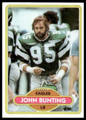 1980 Topps #251 John Bunting Philadelphia Eagles