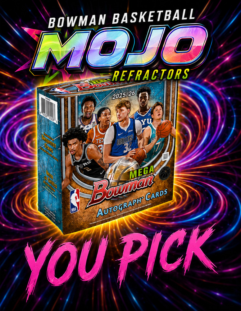 2025-26 Bowman Basketball – Chrome MOJO Parallels 1-200 BCV – You Pick!