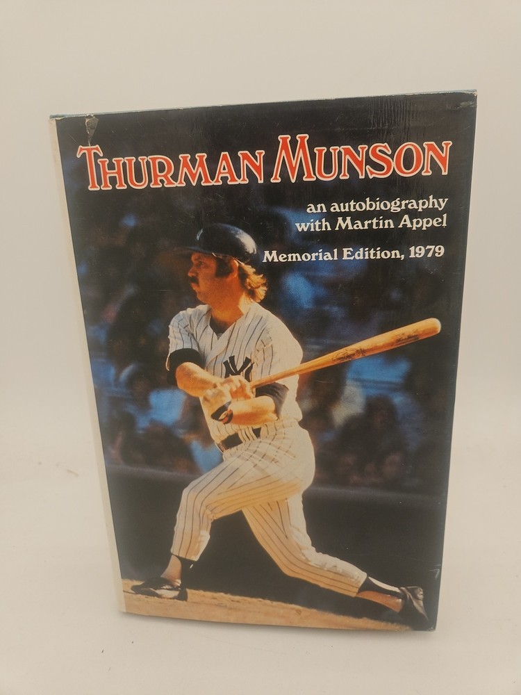 Thurman Munson 1979 Memorial Edition With Martin Appel HC DJ 1st VG Condition N3