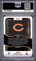2024 Select Caleb Williams Premier Level Black and Orange Shock #114 RC PSA 10