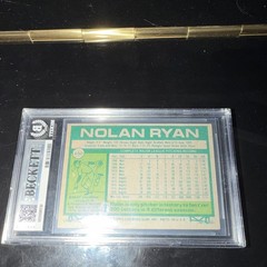 1977 Topps Nolan Ryan #650 California Angels MLB Topps Beckett Graded Too Low