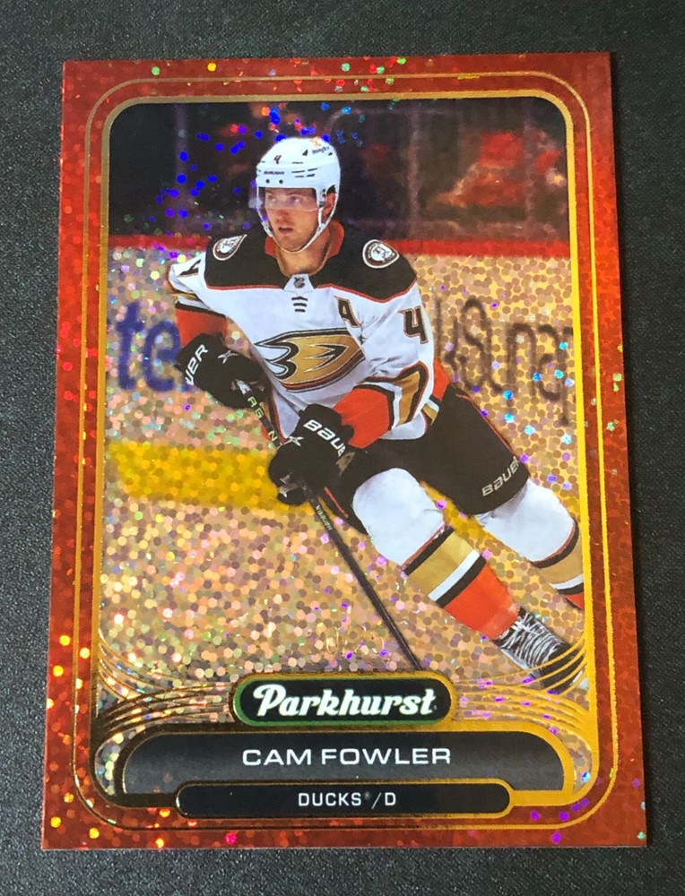 2023-24 Upper Deck Parkhurst CAM FOWLER #3 🏒 Red #20/25 Anaheim DUCKS 🦆 Blues