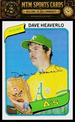 1980 Topps #177 Dave Heaverlo