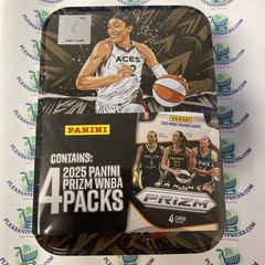 Panini 2025 Prizm WNBA 4-Pack Prizm Tin Featuring A&rsquo;ja Wilson