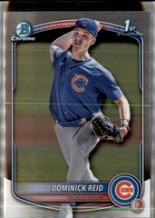 2025 Bowman Draft Chrome Dominick Reid Chicago Cubs #BDC-53 3 Card Lot
